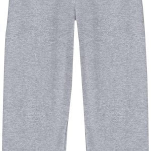 Boys  Open Leg Sweatpants, Midweight Fleece Pants With Pockets